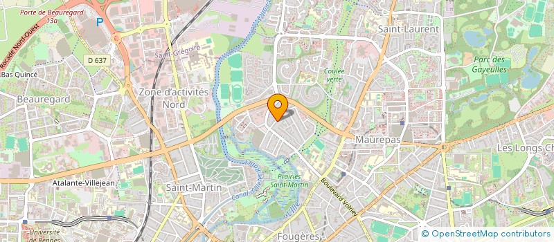 localisation de l'entreprise MADAME REGINE DRENO  RENNES