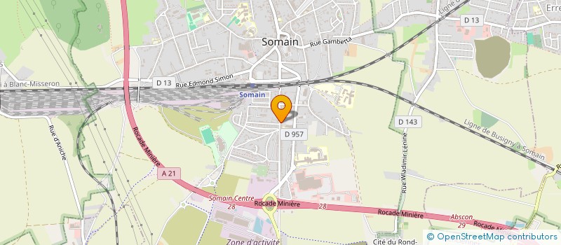 localisation de l'entreprise MADAME REGINE DRUART  SOMAIN