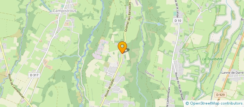 localisation de l'entreprise MADAME REGINE DUBARRY  LANNEMEZAN