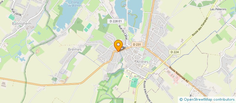 localisation de l'entreprise MADAME REGINE DUBROEUCQ à BREMES