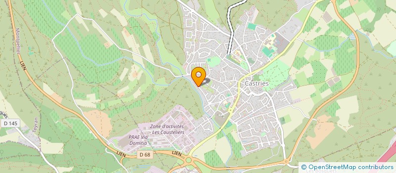 localisation de l'entreprise MADAME REGINE DUFFAR  CASTRIES