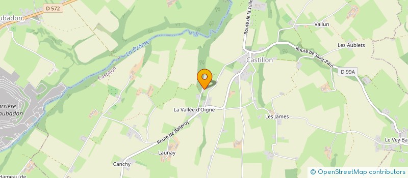 localisation de l'entreprise MADAME REGINE DUMONT  CASTILLON