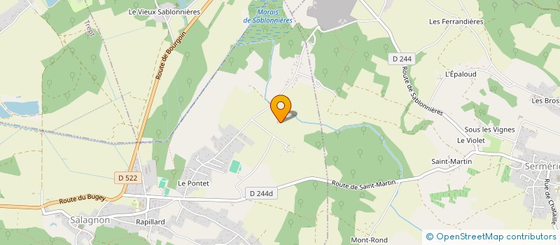 localisation de l'entreprise MADAME REGINE-ELISABETH SEIGNOBOSC  SALAGNON