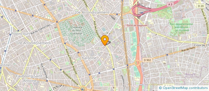 localisation de l'entreprise MADAME REGINE ESTIME  PARIS