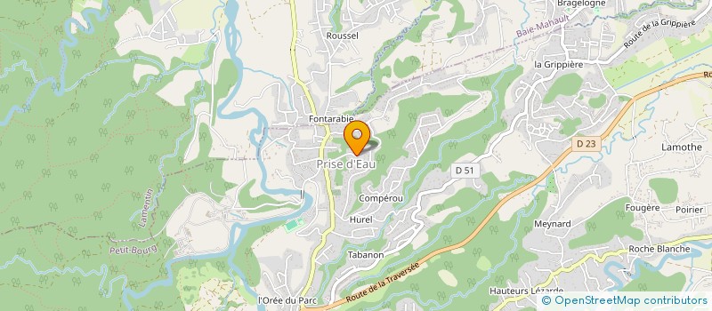 localisation de l'entreprise MADAME REGINE ESTIN  PETIT-BOURG