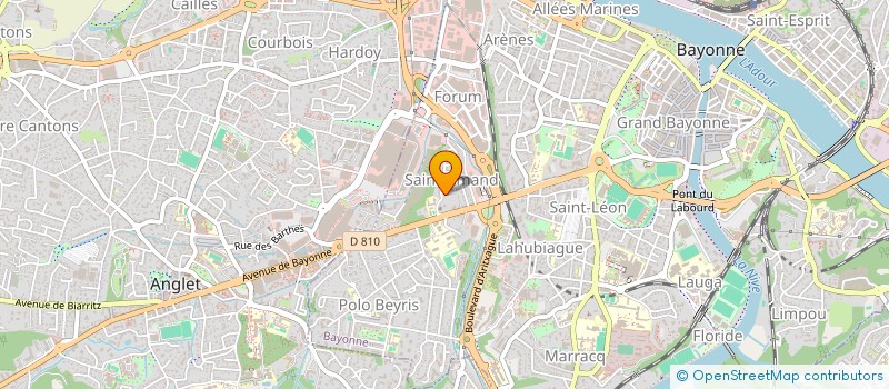 localisation de l'entreprise MADAME REGINE ETCHEVERRY à BAYONNE