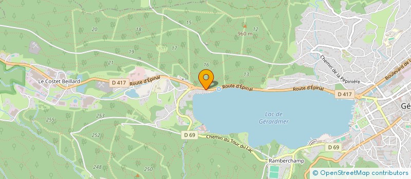 localisation de l'entreprise MADAME REGINE ETIENNE  GERARDMER