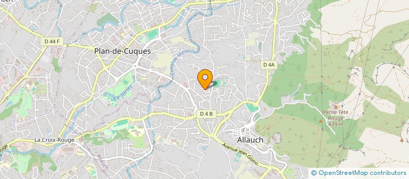 localisation de l'entreprise MADAME REGINE EYFFRED à ALLAUCH