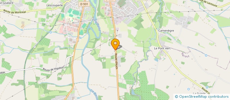 localisation de l'entreprise MADAME REGINE FAUQUET  CONDOM