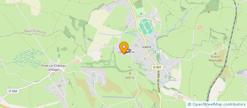 localisation de l'entreprise MADAME REGINE FAVIE à ONET-LE-CHATEAU