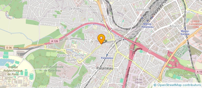 localisation de l'entreprise MADAME REGINE FLUCHON à PALAISEAU