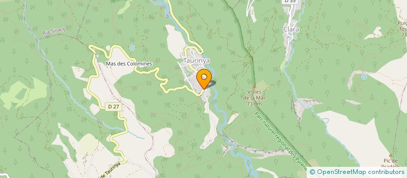 localisation de l'entreprise MADAME REGINE FORGAS  TAURINYA