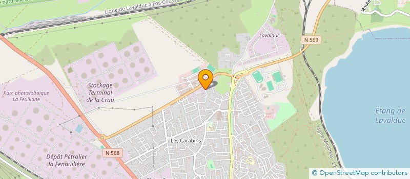 localisation de l'entreprise MADAME REGINE FRANCESCHI à FOS-SUR-MER