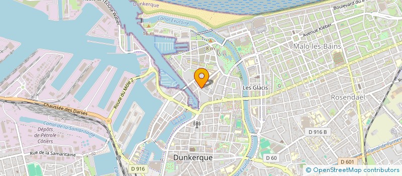localisation de l'entreprise MADAME REGINE FRANCHOIS à DUNKERQUE