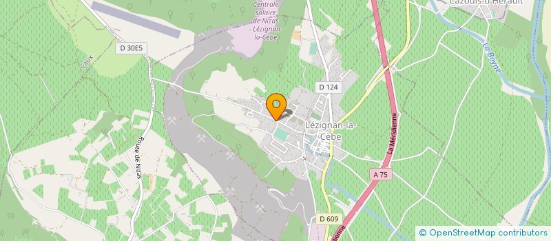 localisation de l'entreprise MADAME REGINE FREITAS  LEZIGNAN-LA-CEBE