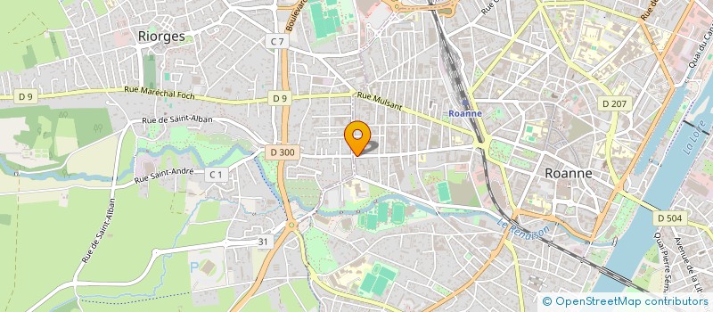 localisation de l'entreprise MADAME REGINE FUYATIER à ROANNE