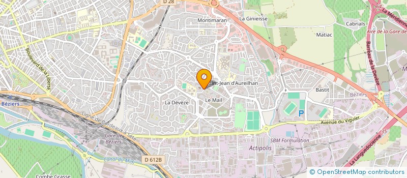 localisation de l'entreprise MADAME REGINE GARCIA à BEZIERS