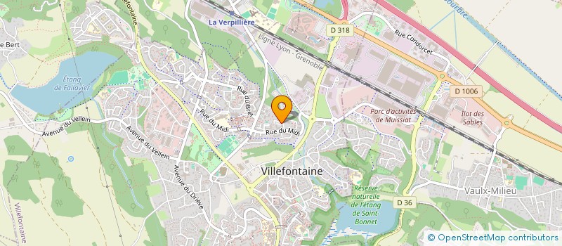 localisation de l'entreprise MADAME REGINE GARDAN  VILLEFONTAINE