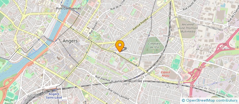 localisation de l'entreprise MADAME REGINE GAUDRE à ANGERS