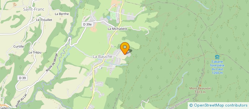 localisation de l'entreprise MADAME REGINE GAVIOT-DOGUILLON  LA BAUCHE