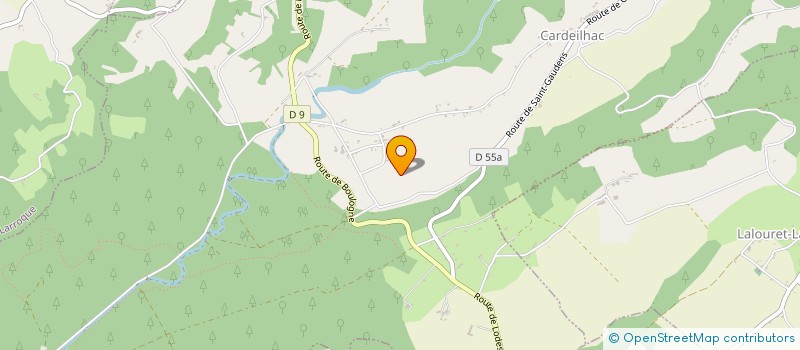 localisation de l'entreprise MADAME REGINE GAYDOU  CARDEILHAC