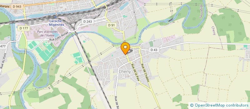 localisation de l'entreprise MADAME REGINE GEORGES  CHENY