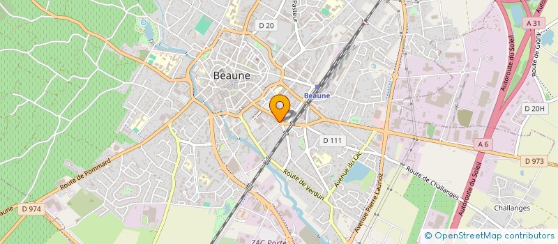 localisation de l'entreprise MADAME REGINE GILOT à BEAUNE