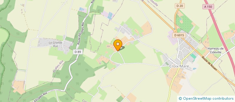 localisation de l'entreprise MADAME REGINE GLAVIEUX  CROIX-MARE