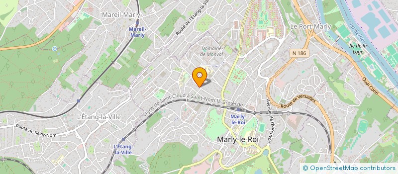 localisation de l'entreprise MADAME REGINE GOUPY  MARLY-LE-ROI