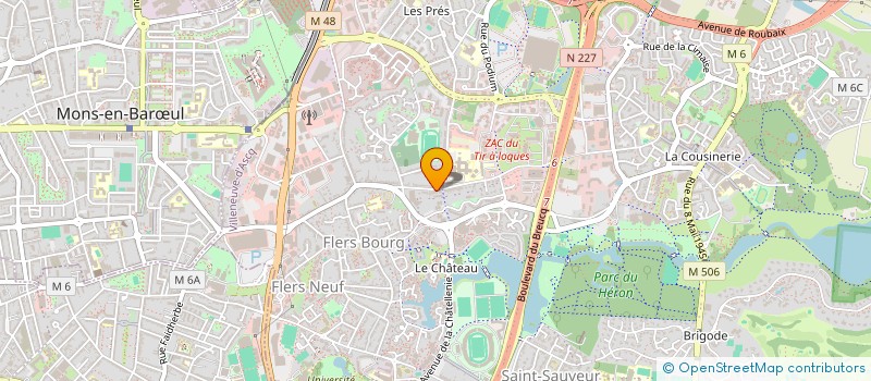 localisation de l'entreprise MADAME REGINE GRAUX  VILLENEUVE-D'ASCQ