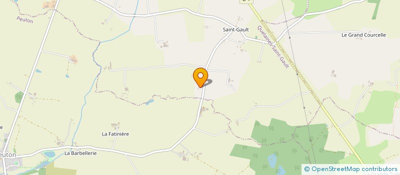 localisation de l'entreprise MADAME REGINE GUAIS à QUELAINES-SAINT-GAULT