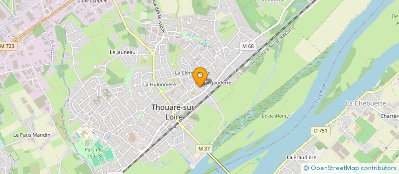localisation de l'entreprise MADAME REGINE GUIHENEUF à THOUARE-SUR-LOIRE