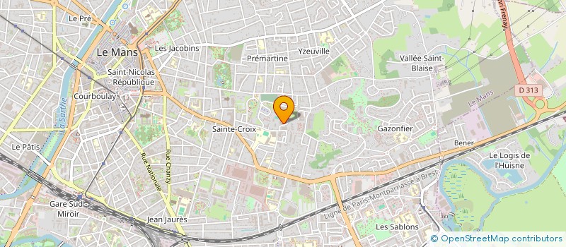 localisation de l'entreprise MADAME REGINE GUILLERM à LE MANS