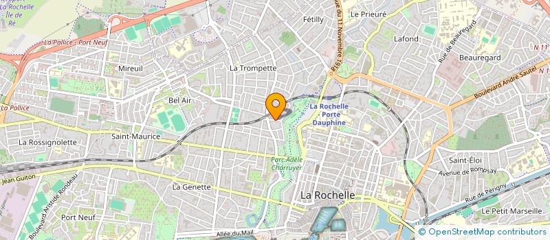 localisation de l'entreprise MADAME REGINE GUINAUDEAU  LA ROCHELLE