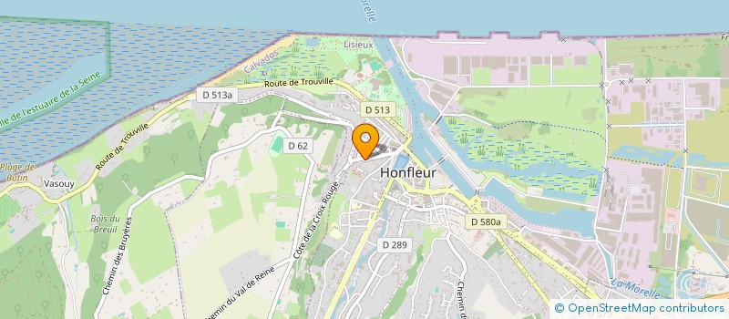 localisation de l'entreprise MADAME REGINE HALIMI  HONFLEUR