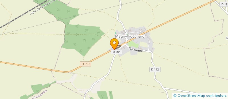 localisation de l'entreprise MADAME REGINE HENRIET  MAGNY-FOUCHARD