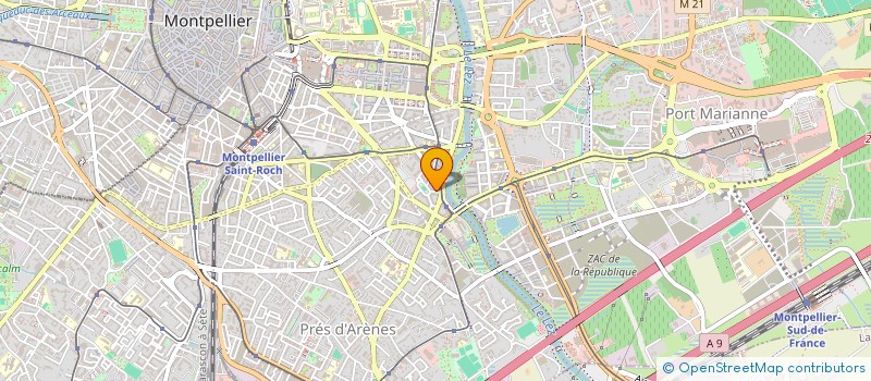 localisation de l'entreprise MADAME REGINE HERAN à MONTPELLIER