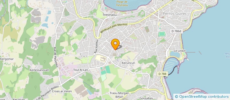 localisation de l'entreprise MADAME REGINE HERFRAY  PERROS-GUIREC