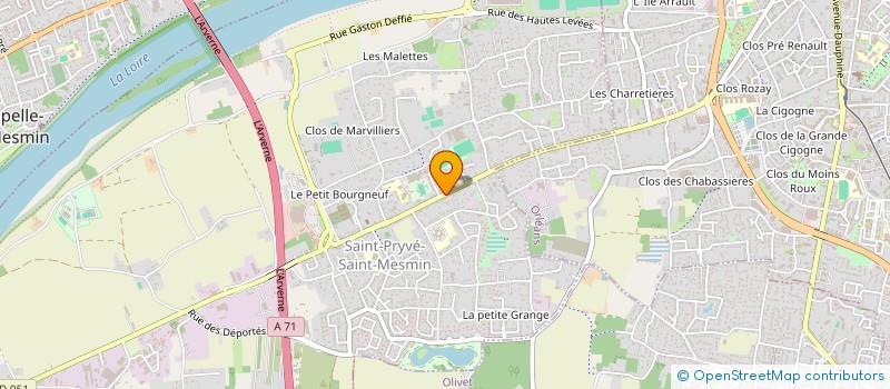 localisation de l'entreprise MADAME REGINE HERNIE à SAINT-PRYVE-SAINT-MESMIN