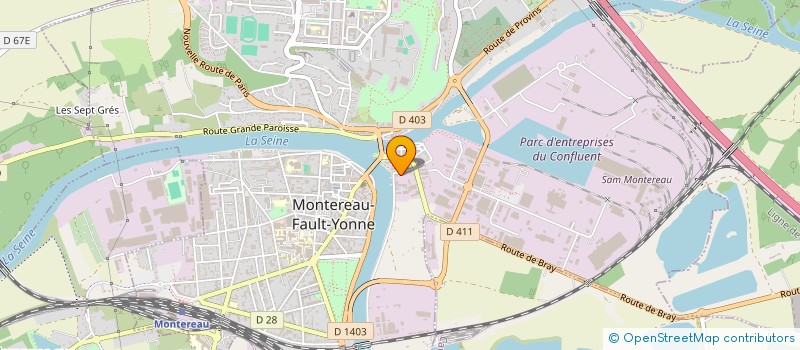 localisation de l'entreprise MADAME REGINE HERVE  MONTEREAU FAULT YONNE