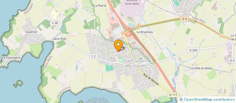 localisation de l'entreprise MADAME REGINE HUREAU  SAINT-JOUAN-DES-GUERETS