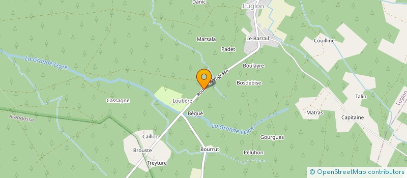 localisation de l'entreprise MADAME REGINE IDRAC  LUGLON