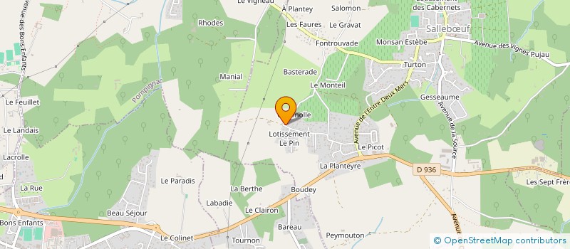 localisation de l'entreprise MADAME REGINE JARLAN  SALLEBUF