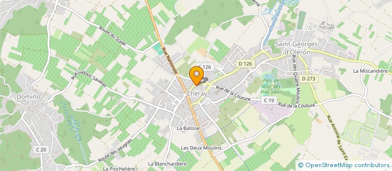 localisation de l'entreprise MADAME REGINE JORAND  SAINT-GEORGES-D'OLERON