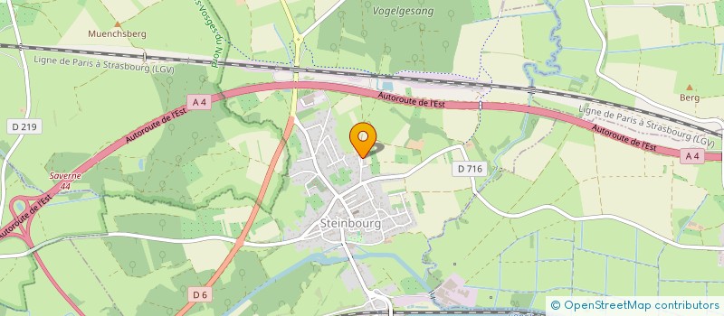 localisation de l'entreprise MADAME REGINE KAUSS  STEINBOURG