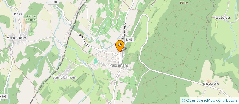 localisation de l'entreprise MADAME REGINE KIRCHHOFFER  PASSENANS