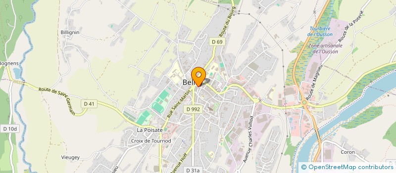 localisation de l'entreprise MADAME REGINE KIRIKIAN  BELLEY