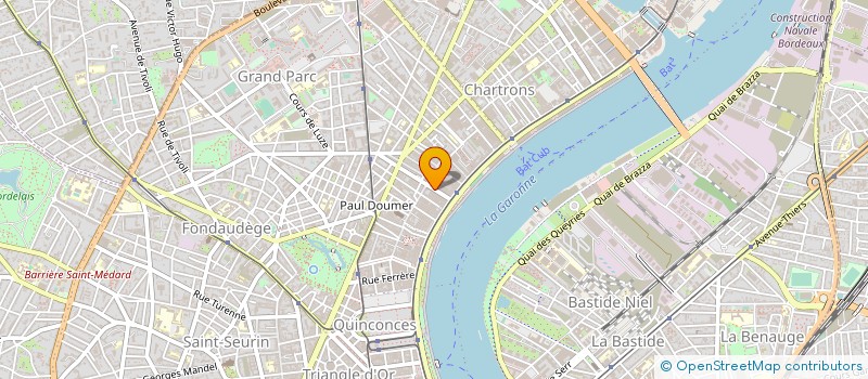 localisation de l'entreprise MADAME REGINE KRAUSE à BORDEAUX