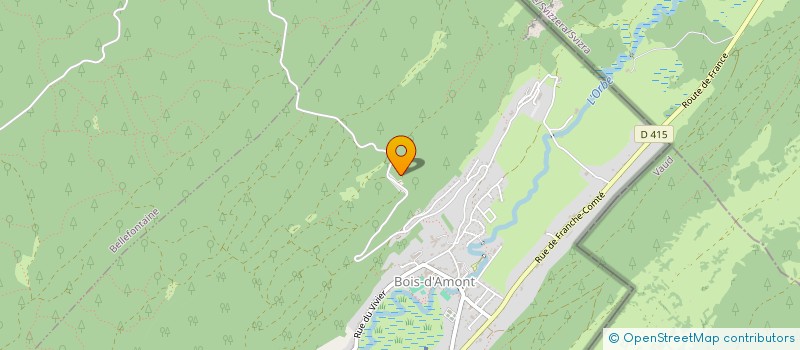 localisation de l'entreprise MADAME REGINE LACROIX  LES ROUSSES