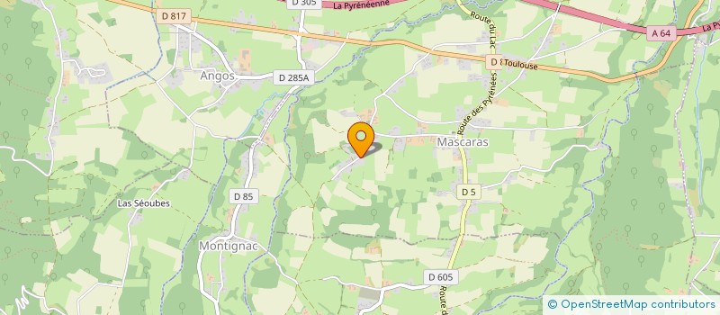 localisation de l'entreprise MADAME REGINE LAFFORGUE  MASCARAS